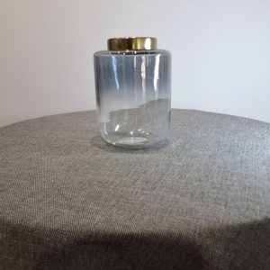 Conte smoke luster glass vase