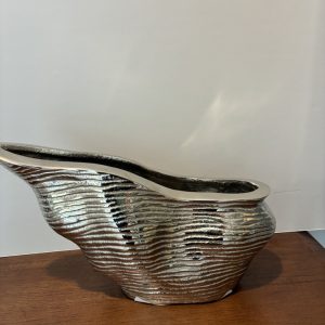Robert large unilateral silver vase
