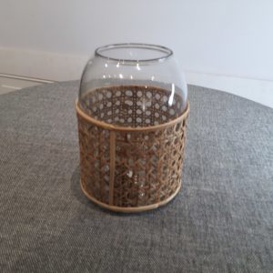 Dylan clear medium glass vase