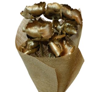 Gold palm caps