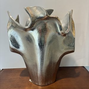 Alex large crowned silver vase