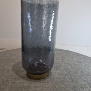 Kline large smoke glass vase