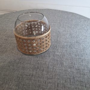 Dylan clear small glass vase