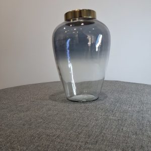 Conte Circe smoke luster glass vase
