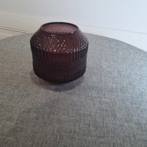 Patrick violet glass vase